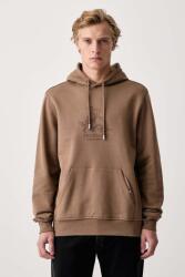 Trussardi kapucnis melegítőfelső férfi pamut - barna M
