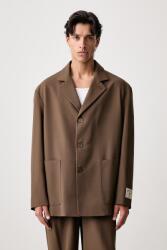 MM6 Maison Margiela egysoros férfi gyapjúval - barna 46