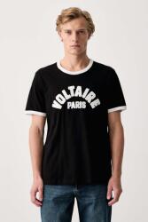 Zadig&Voltaire t-shirt férfi pamut WOODY - fekete XL
