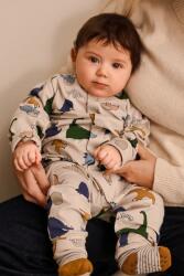 Liewood gyerek rugdalózó pamut elasztánnal Birk Grow Printed Pyjamas Jumpsuit - bézs 50-56 - answear - 16 990 Ft