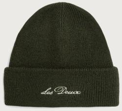 Les Deux beanie férfi gyapjú - zöld Univerzális méret