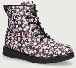 Skechers bokacsizma gyerek GRAVLEN-PRETTY PUNK - fekete 33.5