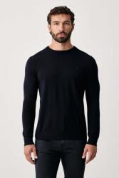 Trussardi pulóver férfi gyapjú - sötétkék M - answear - 53 990 Ft