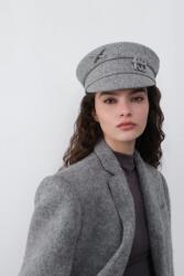 Ruslan Baginskiy klasszikus svájcisapka női gyapjúval Baker Boy Cap - szürke S - answear - 106 990 Ft