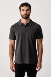 Trussardi férfi pamut póló - szürke L - answear - 36 990 Ft