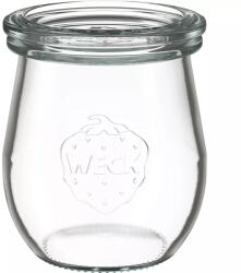 Weck Borcan pentru conservare cu capac din sticlă 60 ml, set de 3 buc. , formă de lalea