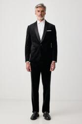 Lindbergh kétrészes szett férfi velúr - fekete 52