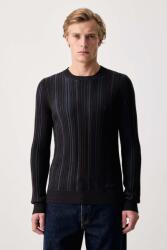 Trussardi pulóver férfi gyapjú - sötétkék M - answear - 66 990 Ft