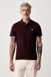 Lacoste póló férfi pamuttal - burgundia L