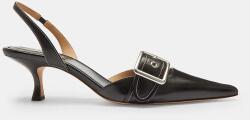 Coach tűsarkú bőr Margot Slingback - fekete Női 37