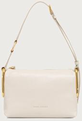 Marc Jacobs keresztpántos táska női bőr MEDIUM SHOULDER BAG - bézs Univerzális méret