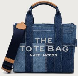 Marc Jacobs keresztpántos táska női pamut THE SMALL TOTE - kék Univerzális méret