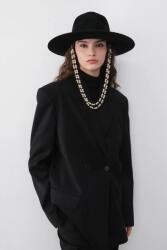 Ruslan Baginskiy női Fedora kalap - fekete L - answear - 263 990 Ft