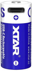 XTAR 16340 900mAh RCR123A USB-C újratölthető 3, 7V Lithium fotóelem (XTAR-16340-900-3-7V)