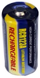 Powery 16340 500mAh RCR123A újratölthető 3V Lithium fotóelem (Powery-16340-500-3V)