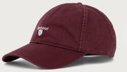 Barbour baseball sapka férfi pamut - burgundia Univerzális méret