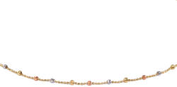 Ékszershop Tricolor bogyós arany nyaklánc (1350194)