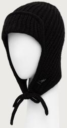 Kangol füles sapka női gyapjú hozzáadásával TRAPPER MIXED - fekete Univerzális méret