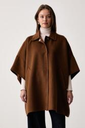 Kaos női kabát gyapjúval - barna 40 - answear - 99 990 Ft