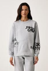 DKNY melegítőfelső női pamuttal - szürke M - answear - 25 990 Ft