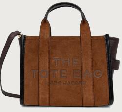 Marc Jacobs keresztpántos táska női velúrbőr THE SMALL TOTE - barna Univerzális méret