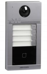 Hikvision Video kaputelefon DS-KV8413-WME1 4-lakó Hikvision WiFi kapuállomás (DS-KV8213-WME1(B))