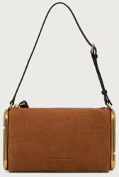 Marc Jacobs női velúrbőr táska SMALL SHOULDER BAG - narancssárga Univerzális méret