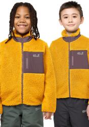Jack Wolfskin polár pulóver gyerek ICE CURL - sárga 152