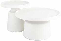  Set 2 bucati masute de cafea rotunde ZAKARA, gri deschis Masa de cafea