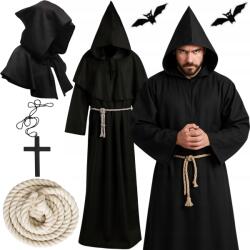 Goaduoynt Pap Kostüm Pap Szerzetes Ruha Halloween-re M-es méret