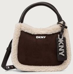 DKNY keresztpántos táska női műbőr - barna Univerzális méret - answear - 53 990 Ft