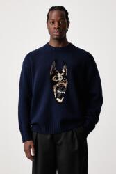 Zadig&Voltaire pulóver férfi gyapjú SWONNY - sötétkék L/XL