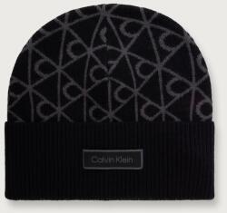 Calvin Klein beanie férfi gyapjú - fekete Univerzális méret