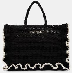 TWINSET shopper női fonott - fekete Univerzális méret