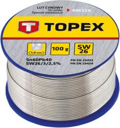 TOPEX Ónforrasztó 60% Sn, Huzal 1.0 MM, 100 G (44E514)