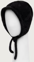 Kangol füles sapka női FAUX FUR KNIT BONNET - fekete Univerzális méret