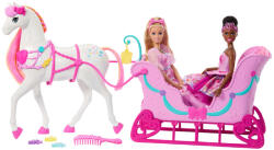 Mattel Barbie Spărgătorul de Nuci - Set Sanie de Iarnă cu Cal - Mattel (JNH63) Figurina