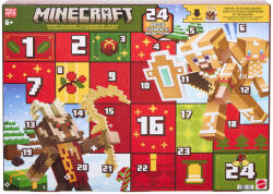 Mattel Calendar de Advent Minecraft cu 24 de surprize - Mattel (JMP70) Figurina