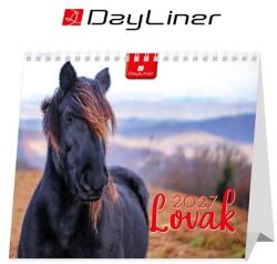 DAYLINER Naptár, asztali, álló, DAYLINER "Lovak (DL7AS-LOFAL-HH)