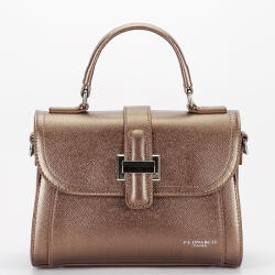 Flora&Co Paris Geanta casual bronz FLORACo F8538 11 (F8538MARRONMETALISEE)