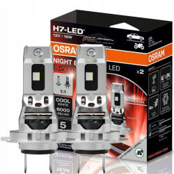 LEDtech Engedélyezett H7 OSRAM NIGHT BREAKER LED SPEED 16W - 1550 lm - 2db-os készlet