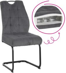  Scaun pentru sufragerie, gri/negru, kelma (UE-0000403782)