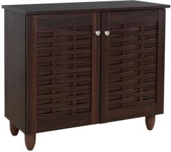  Dulap pantofi Cassiope, wenge, 77x34x67.5 cm (UE-HM2208.01) Garderoba