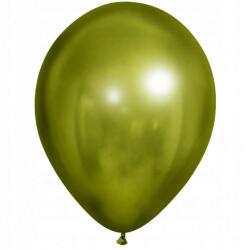  Zöld lufi szett, Krómozott Apple Green 30cm (50 db)