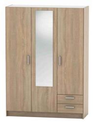 Dulap cu 3-uşi, stejar sonoma, betty 7 be07-001-00 (UE-0000209905) Garderoba