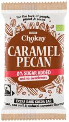 CHOKAY Ciocolată extra neagra caramel pecan bio 70 grame Chokay (MF51705)