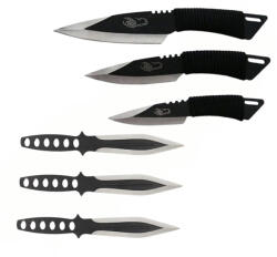 Depox Set 3 cutite de aruncat DEPOX®, 22.5 cm si 3 cutite de aruncat, 24.5 cm , husa inclusa (2488)