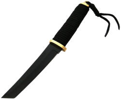 Depox Cutit de vanatoare DEPOX®, Samurai Sempai, 28 cm, negru, teaca inclusa (3038)