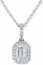 White & Black Emerald gyémánt medál - fehérarany - 0, 47 karát (AU15000)