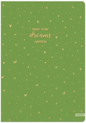 Lastva Füzet, LASTVA Make your dreams happen-Z, A5, 52 lapos, kockás (FLMYDHZA552K)